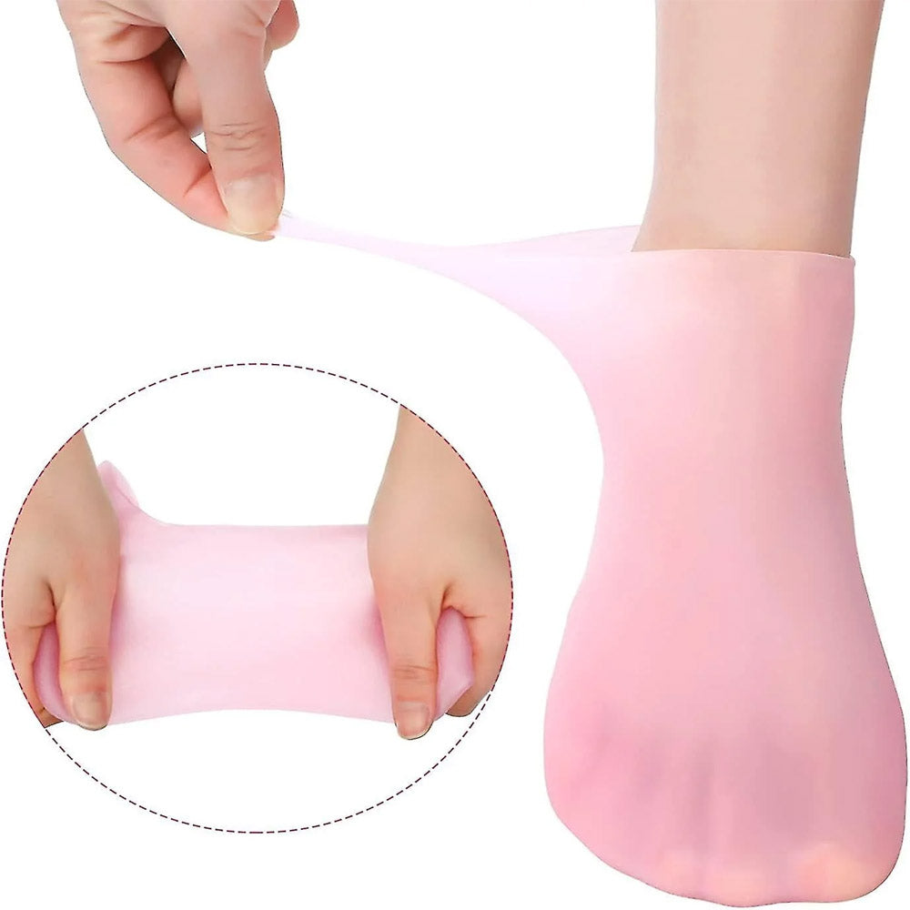 Moisturizing Socks Silicone Gel for Dry Cracked Skin