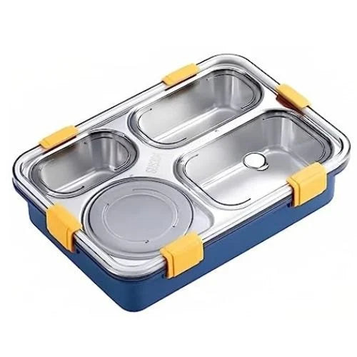 3 Compartment Lunch Box Stainless Steel