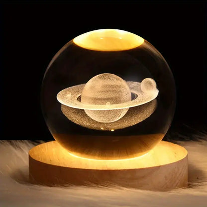 3D Crystal Ball LED Night Light