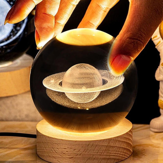 3D Crystal Ball LED Night Light