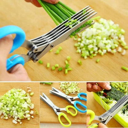 Multi-Functional Kitchen Knive-5 Blades