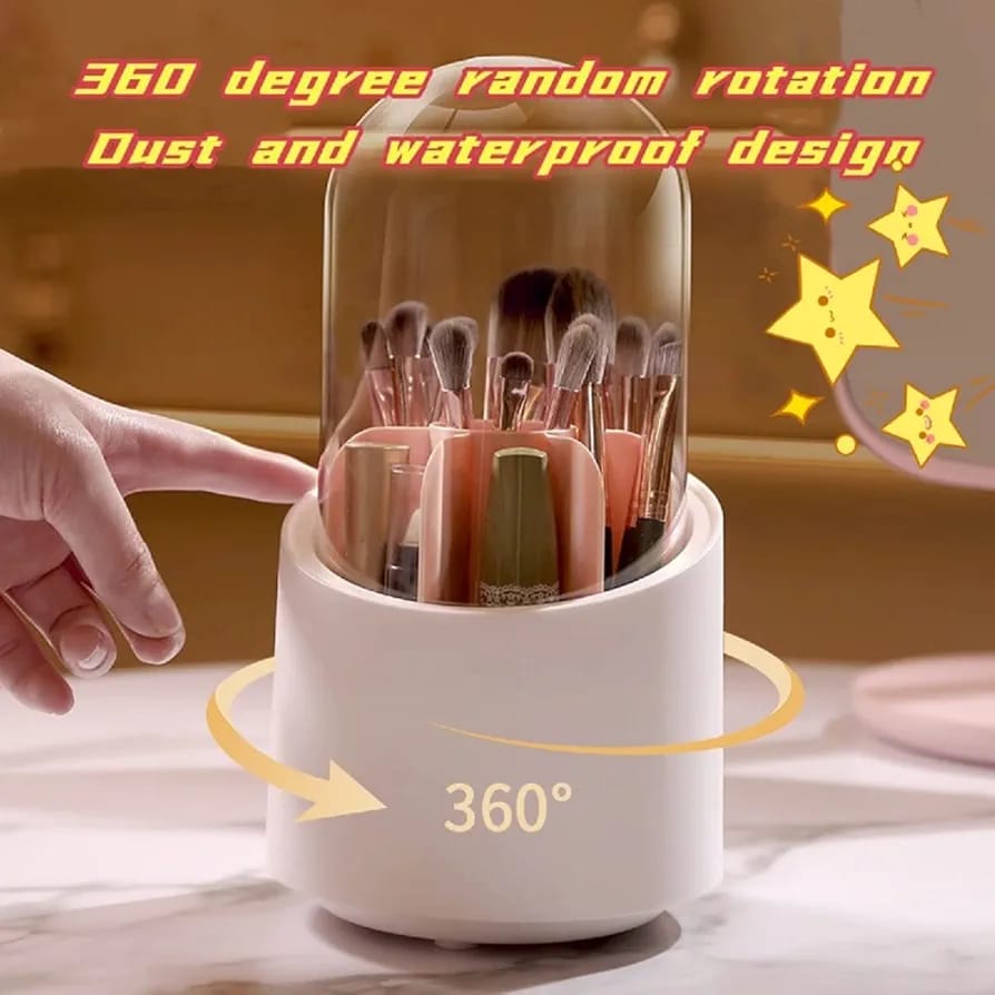 360 ° Rotating Makeup Organizer