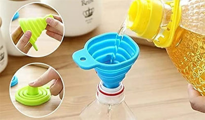 Flexible Silicone Foldable Funnel-1 Pcs