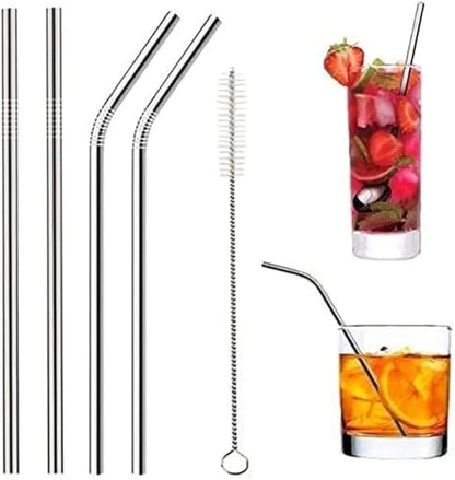 Stainless Steel Straws & Brush Kit