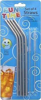 Stainless Steel Straws & Brush Kit