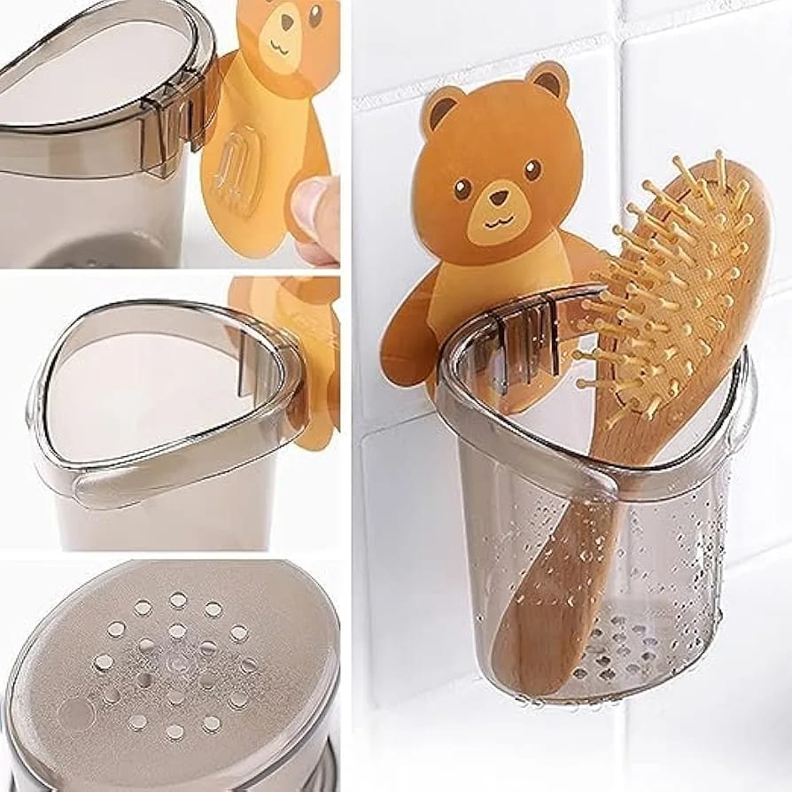 Teddy Bear Toothbrush Holder