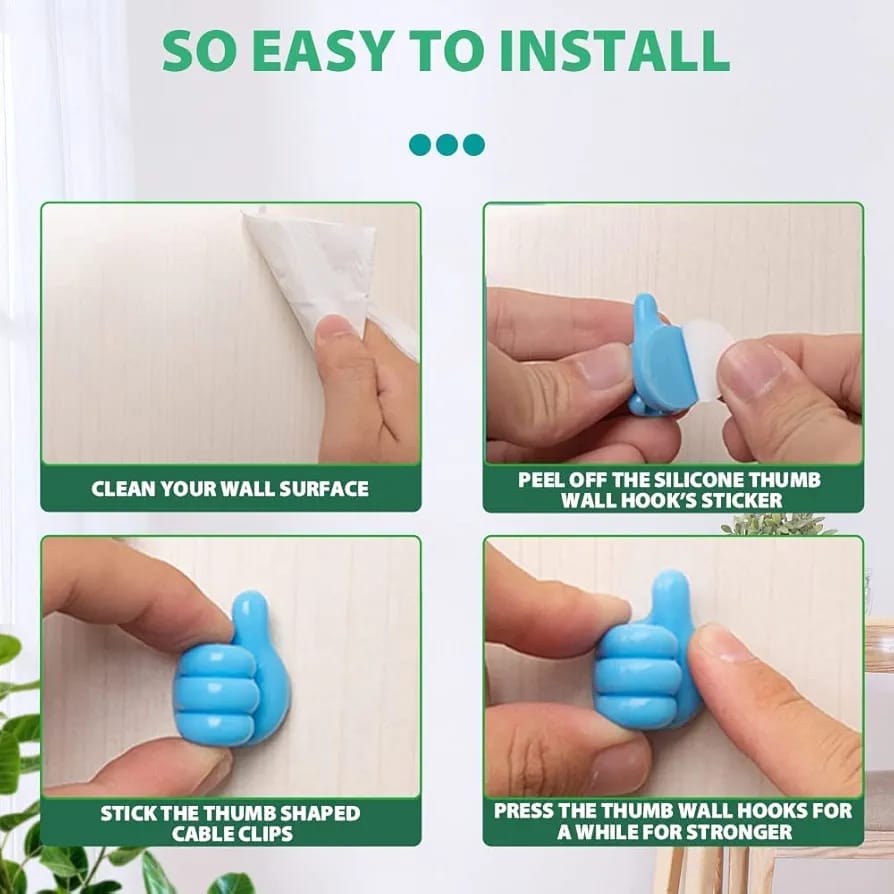 Silicone Thumb Wall Hook