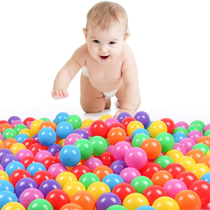 Pack of 10 / 30 / 50 - Soft Balls Set for Kids and Boys Toys Plastic Ball Multicolor