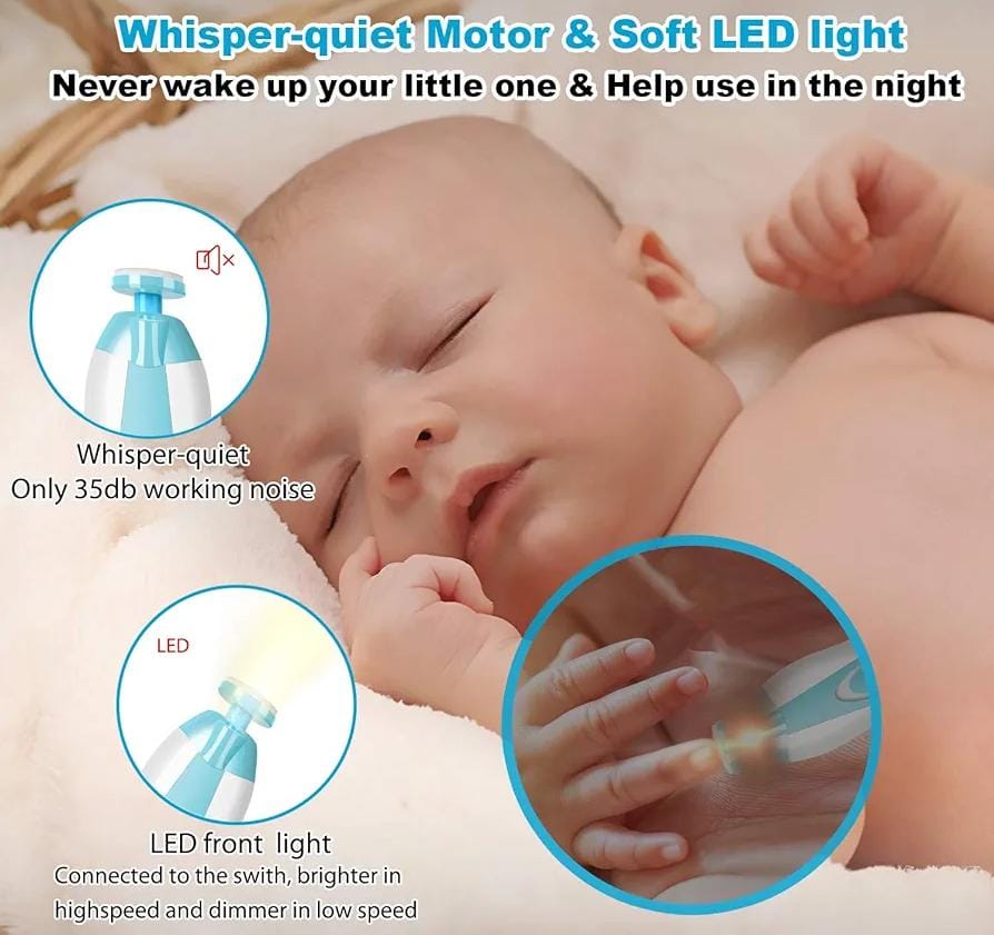 Electric Baby Nail Trimmer Kit