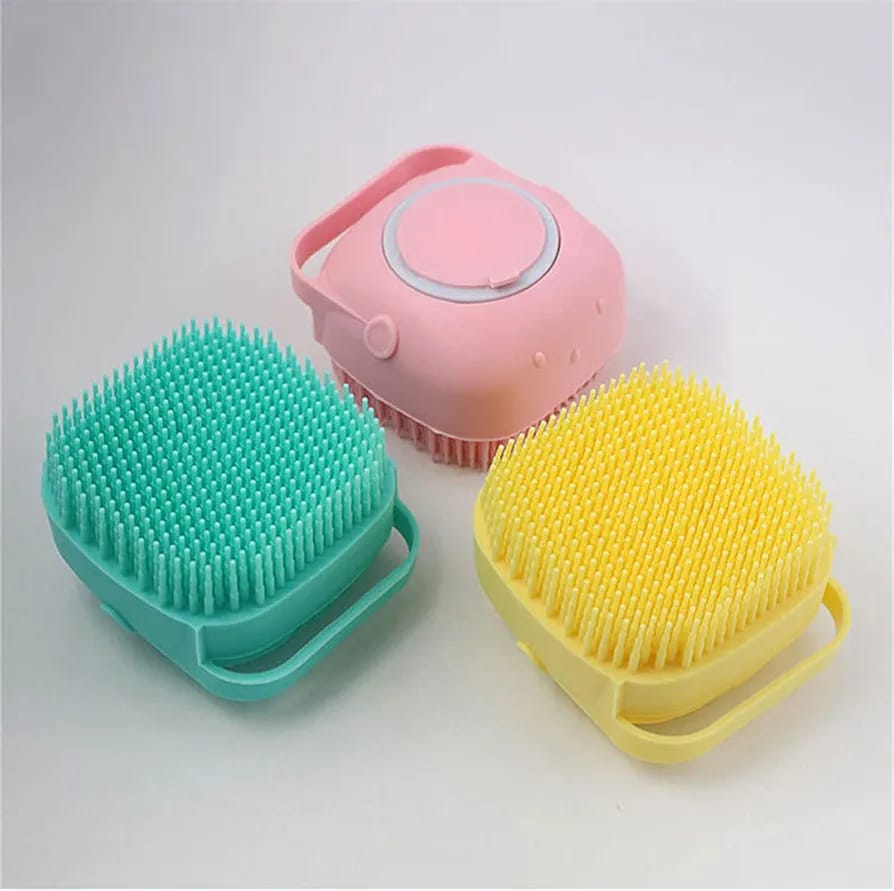 Silicone Bath Brush-1 Pc