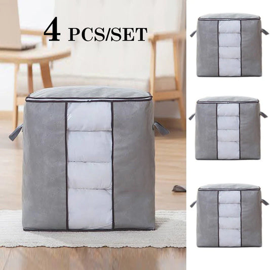 Blanket Cloth Bag Grey Pack Of 4