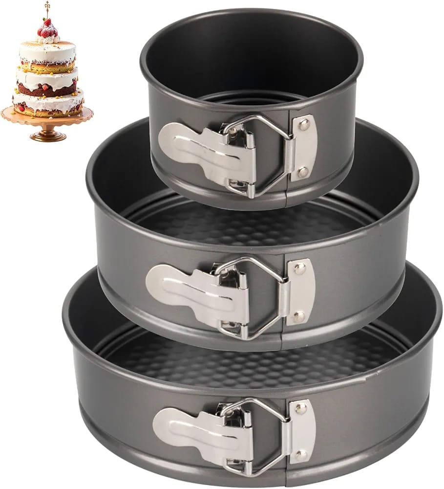 3-Piece Round Cake Pan Set