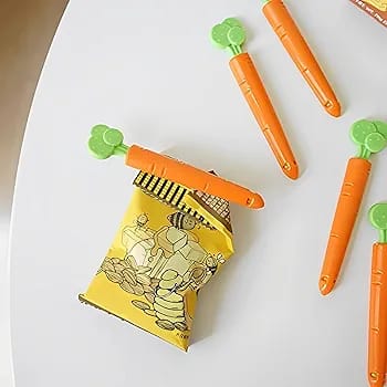 Carrot Shape Food Sealing Clip-Set of 5