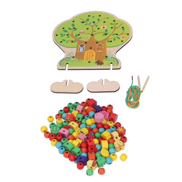 Lacing Beads Toy (102 pieces)