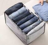 7 Compartments Pants Shirts Storage Clothes Box