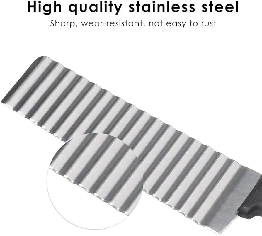 Crinkle Fries Cutting Knife-1 pc