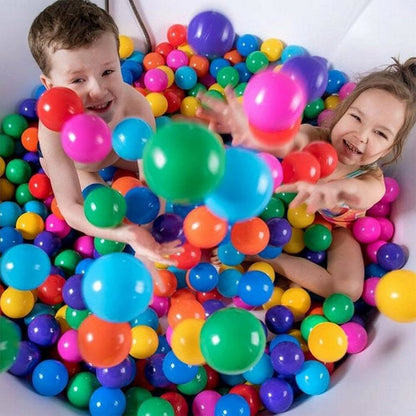 Pack of 10 / 30 / 50 - Soft Balls Set for Kids and Boys Toys Plastic Ball Multicolor