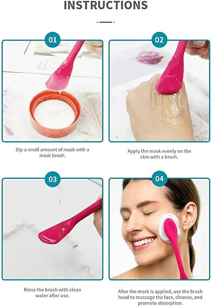 2 in 1 Facial Cleansing Brush-1 Pcs