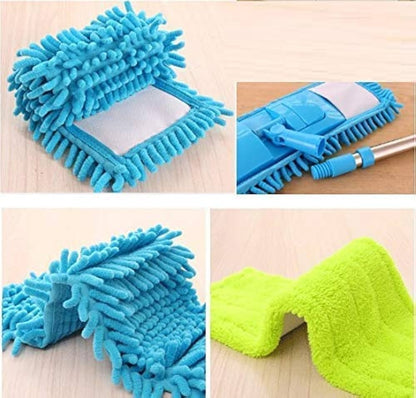 Flat Microfiber Squeeze Mop With Long Handle