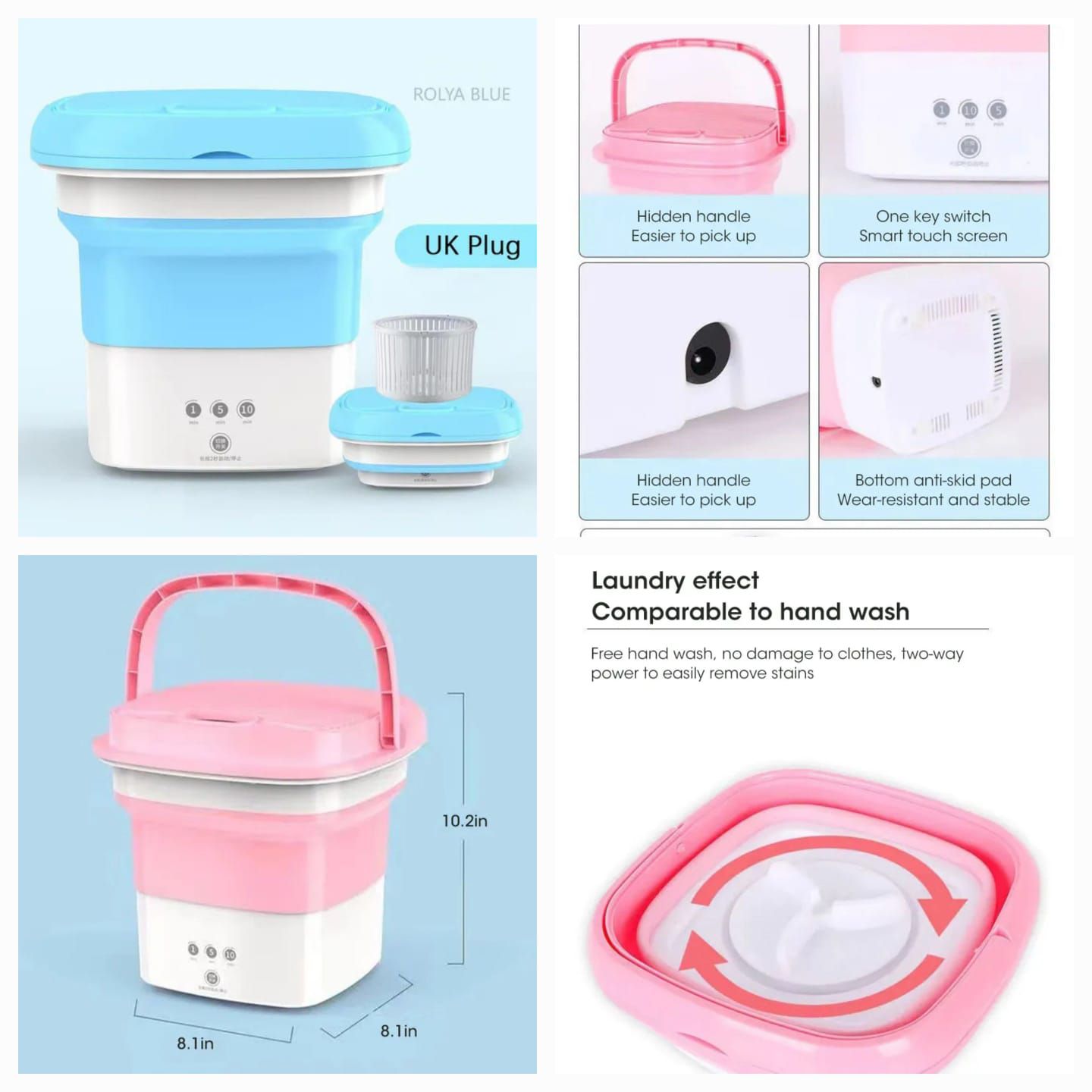 Foldable Mini Washing Machine