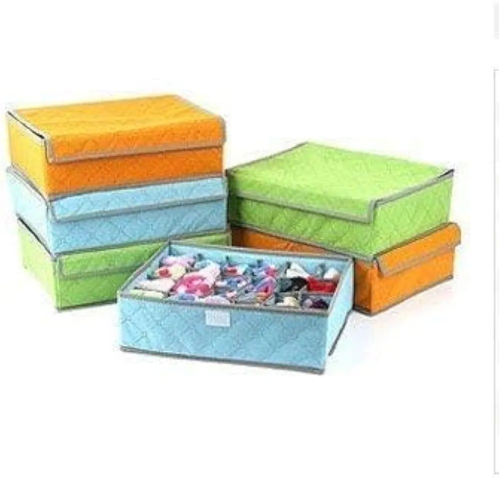 24 Pocket Foldable Storage Box-1 Pcs