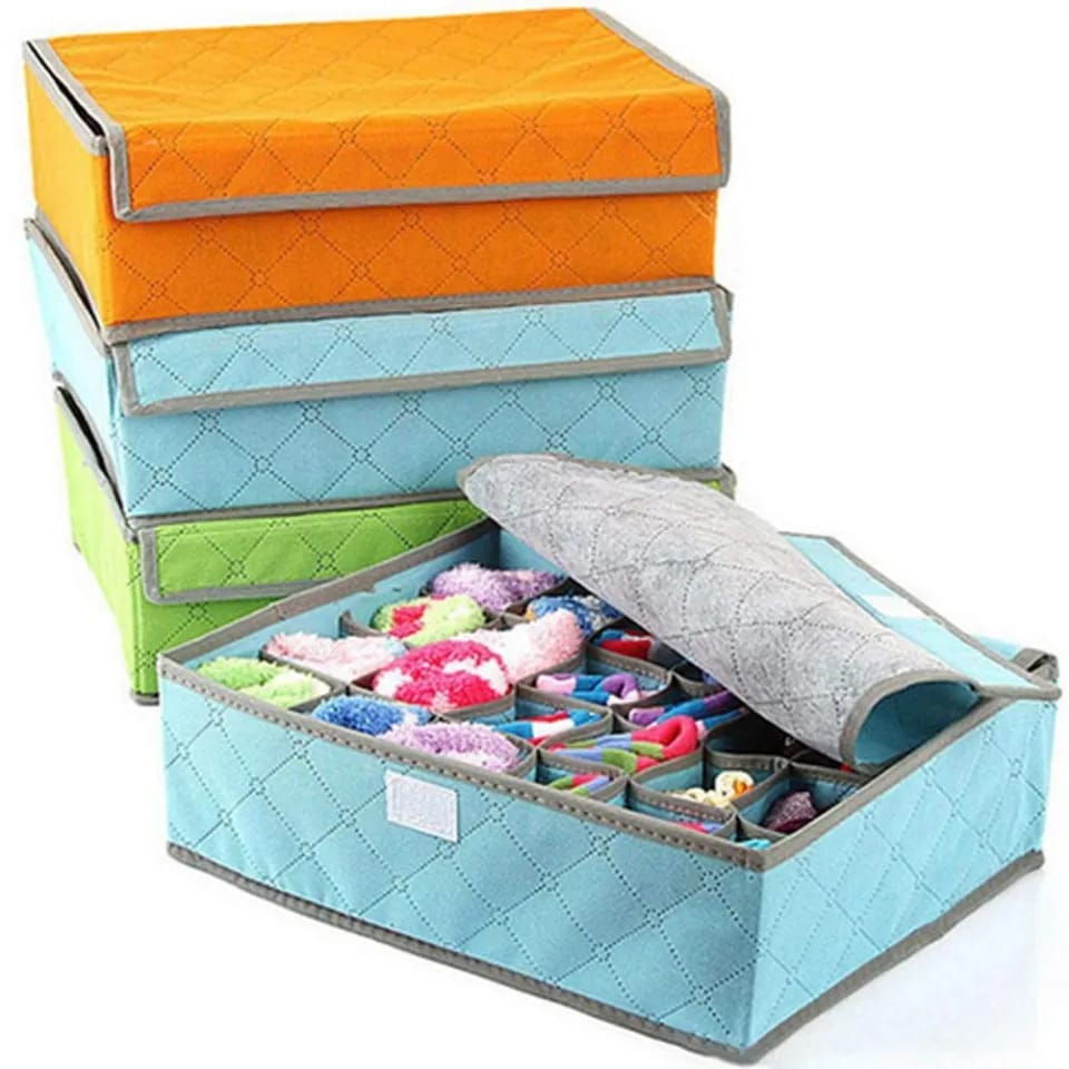 24 Pocket Foldable Storage Box-1 Pcs