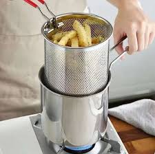 Deep Frying Pot Stainless Steel