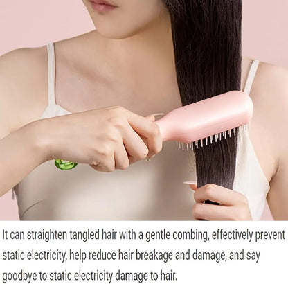 Self-Cleaning Anti-Static Massage Comb - 1 Pc