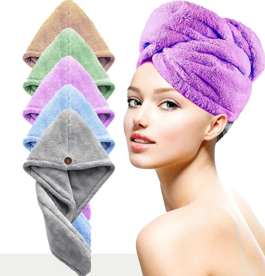 Microfiber Hair Absorbent Towel-1 Pc