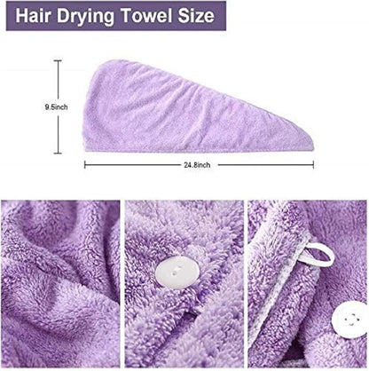 Microfiber Hair Absorbent Towel-1 Pc