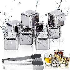 Reusable Ice Cubes Set Stainless Steel