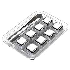 Reusable Ice Cubes Set Stainless Steel