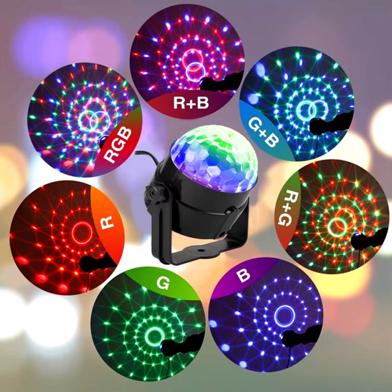 Rotating LED RGB Light