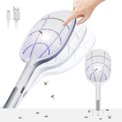 2 in 1 Electric Mosquito Killer Racket Rechargeable