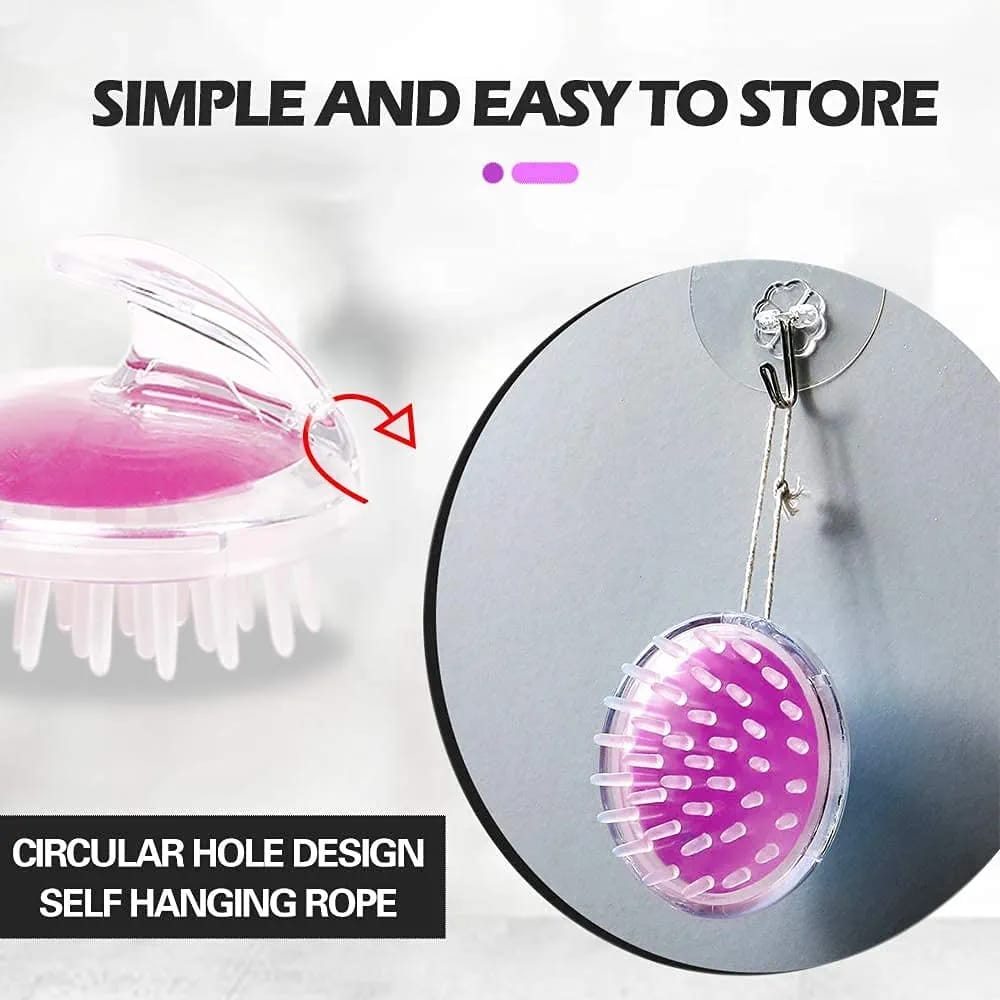 Manual Hair Scalp Shampoo Brush