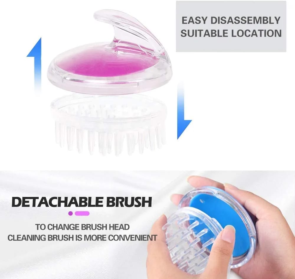 Manual Hair Scalp Shampoo Brush