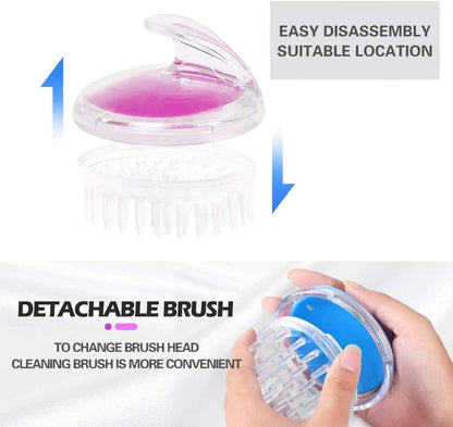 Manual Hair Scalp Shampoo Brush