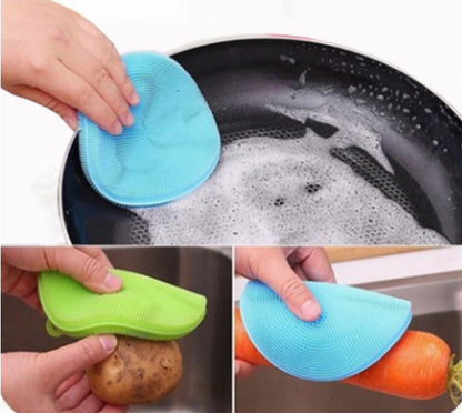 Silicon Dish Washing Scrubber Pad