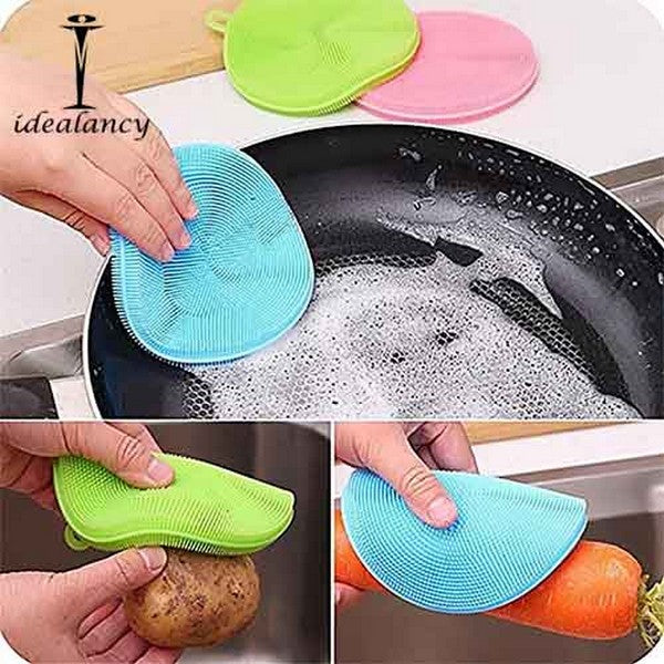 Silicon Dish Washing Scrubber Pad