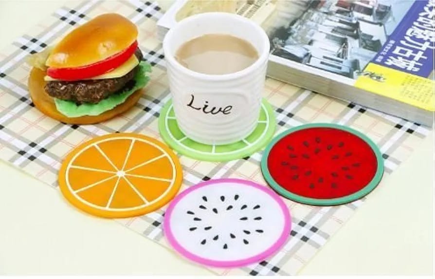 Silicone Fruit Cup mats-6 Pcs