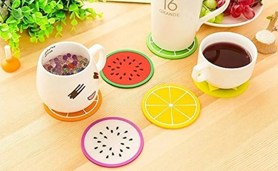 Silicone Fruit Cup mats-6 Pcs