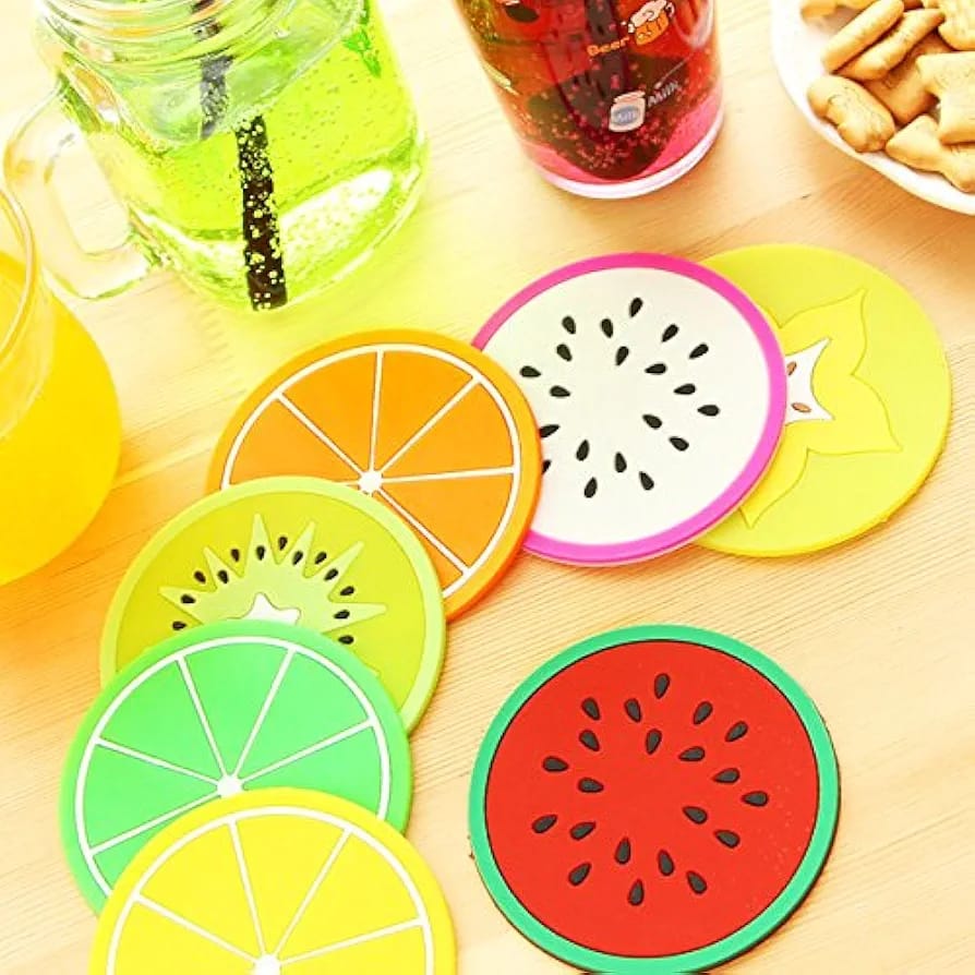 Silicone Fruit Cup mats-6 Pcs