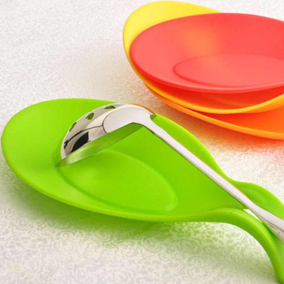 Silicone Spoon Holder – Non-slip, heat-resistant 1 Pcs