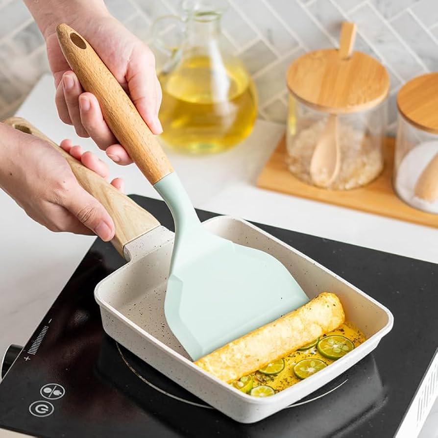 Silicone Spatula Non-Stick Wide Turner