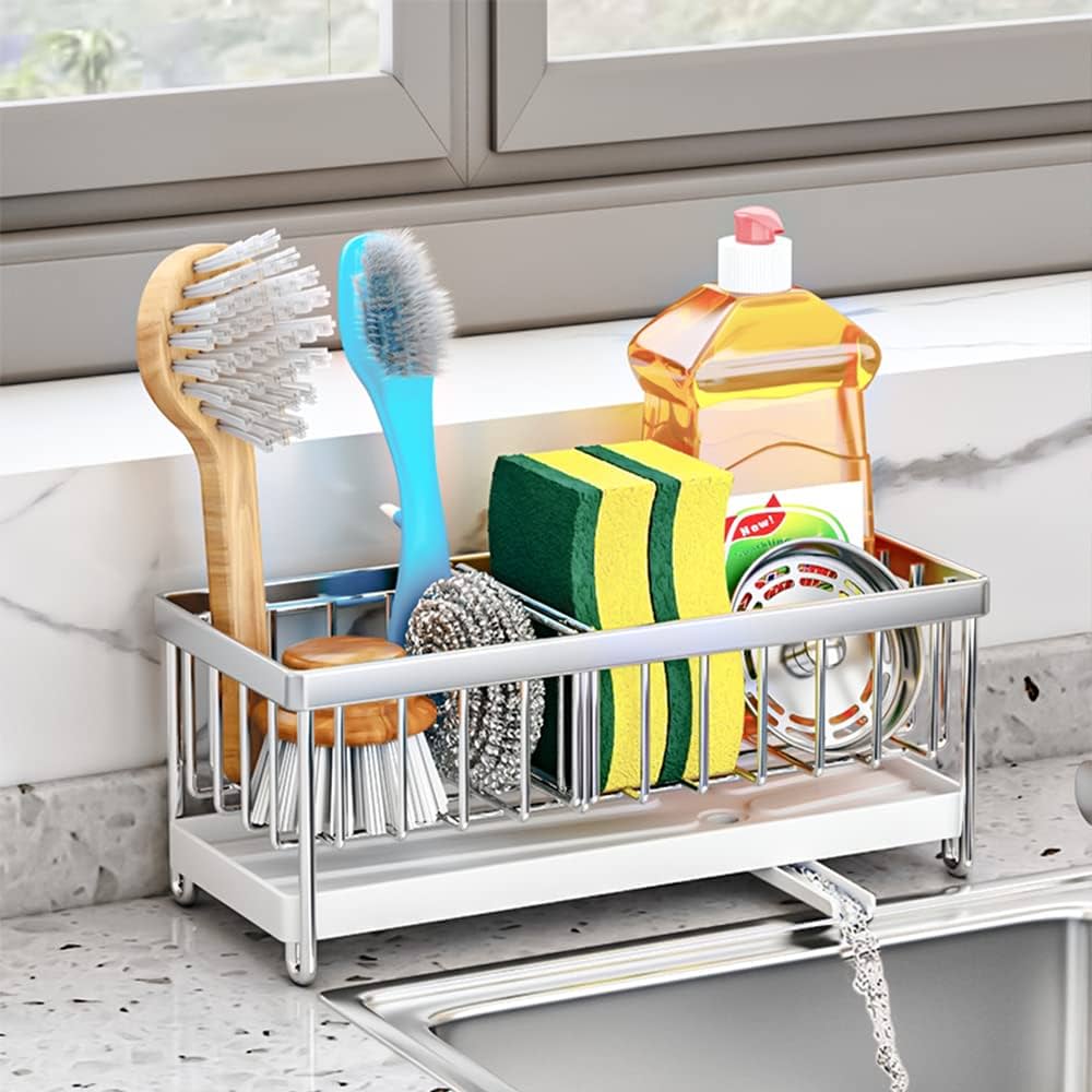 Sink Caddy Organizer Stainless Steel