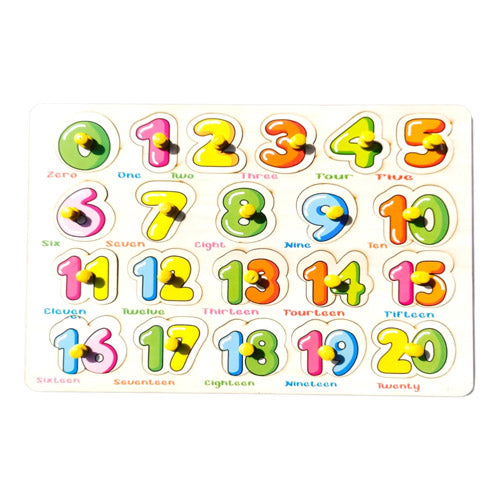 Preschool Wooden Alphabet Puzzle Nip Board A4 Size for Kids