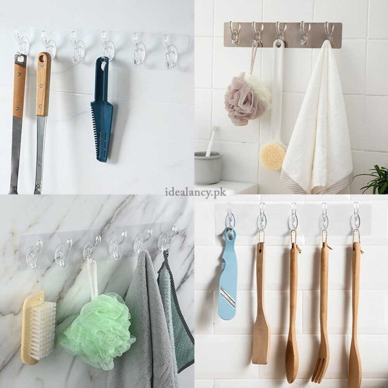 Transparent Wall Hooks For Hanging