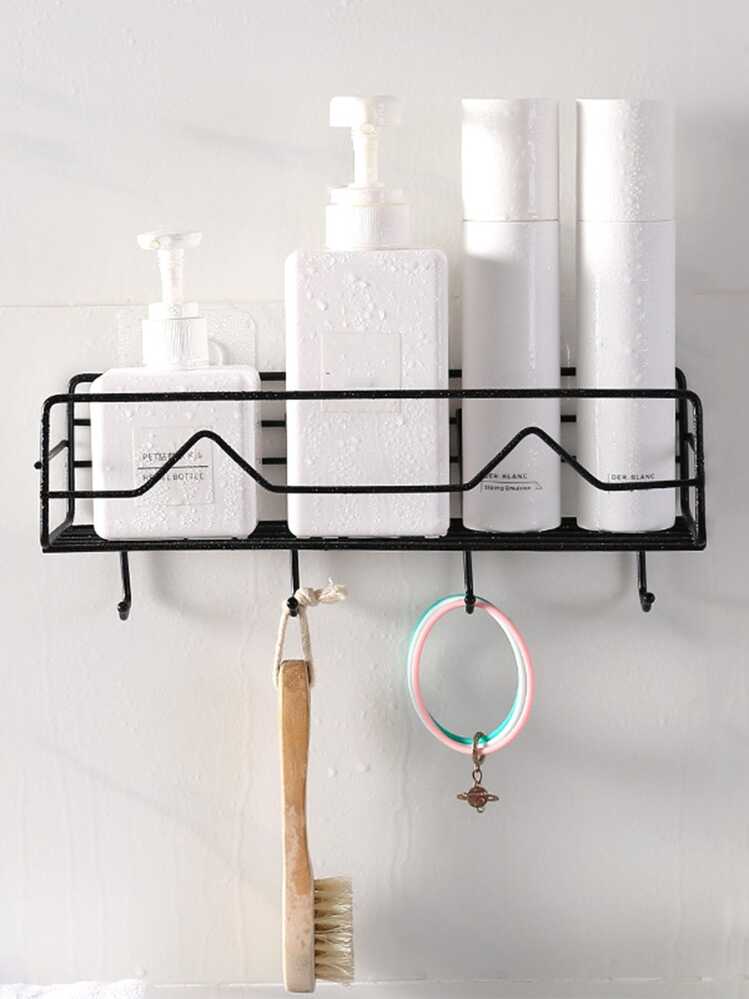 Wall Mounted Storage Rack With Hook