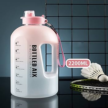 Water Bottle Shaker With Handle 2.2 Liter