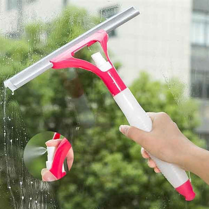 Window Wiper Built-in Spray Bottle Multi-Function